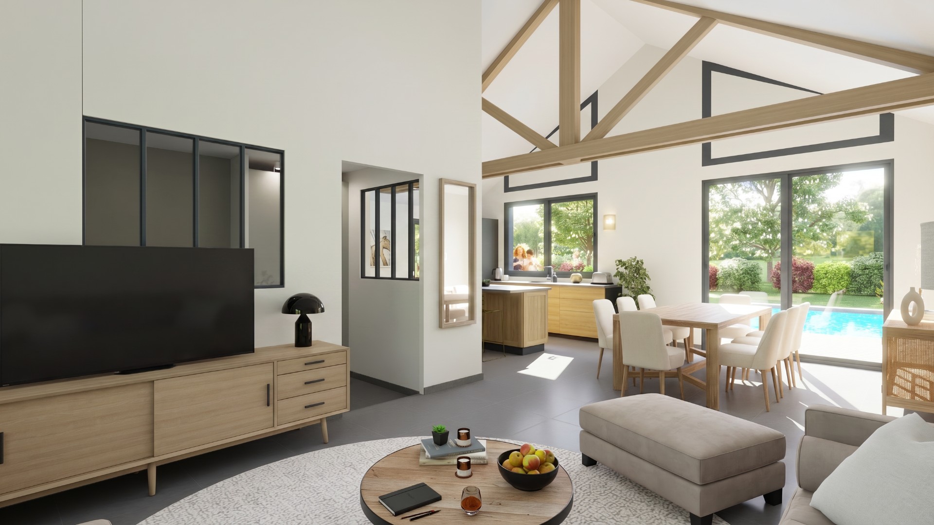Maison neuve sur un terrain de 1800 m² au Vigan