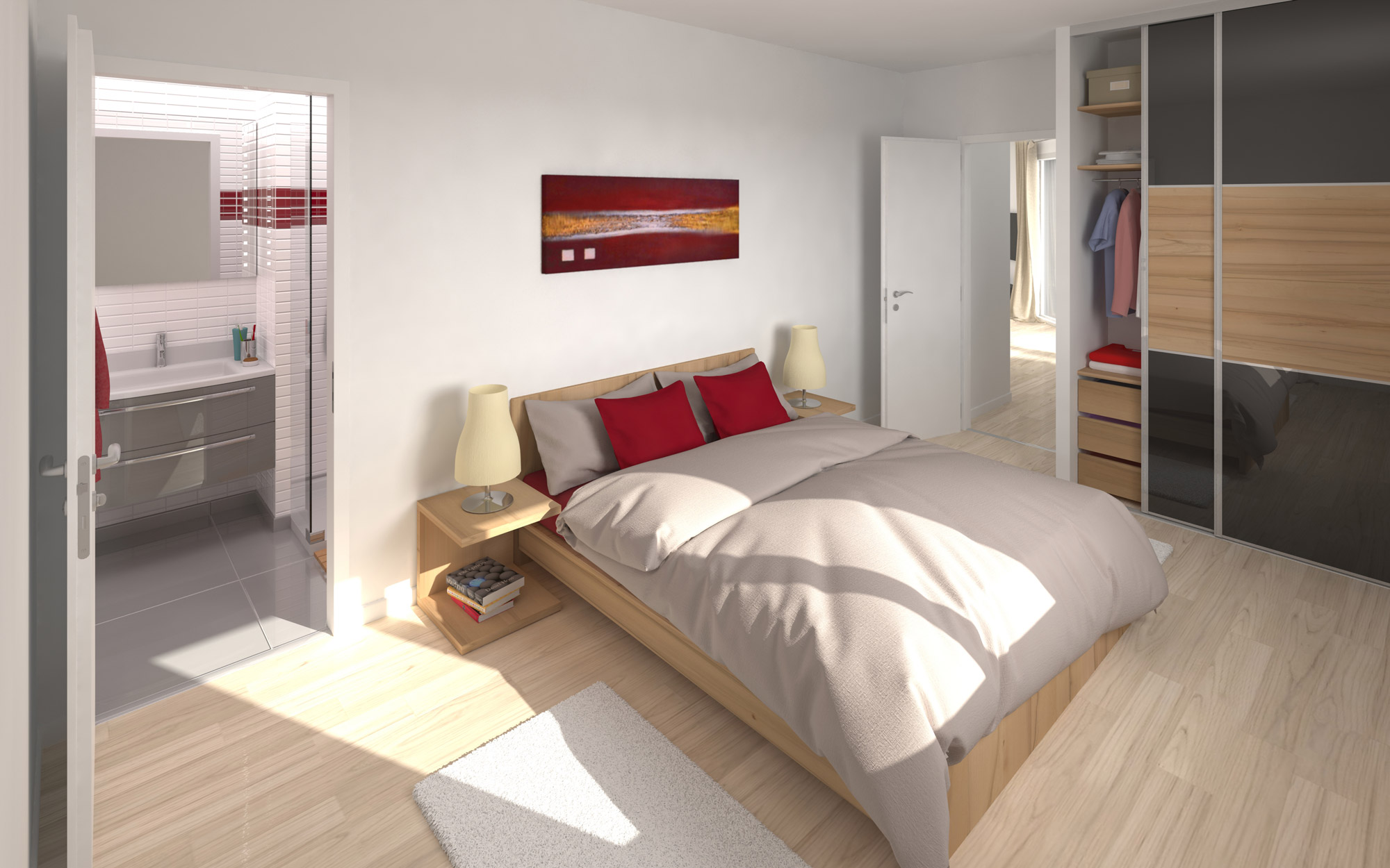 Masion étage 90m²
