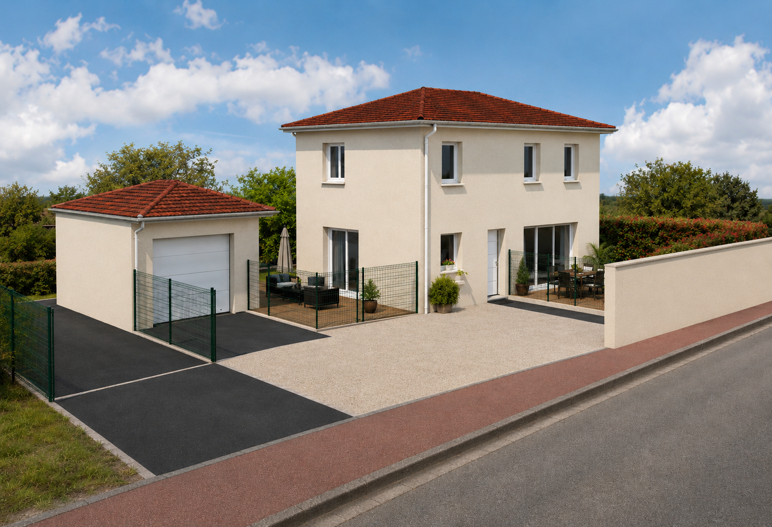 Maison 5 "VRAIES chambres, neuve.