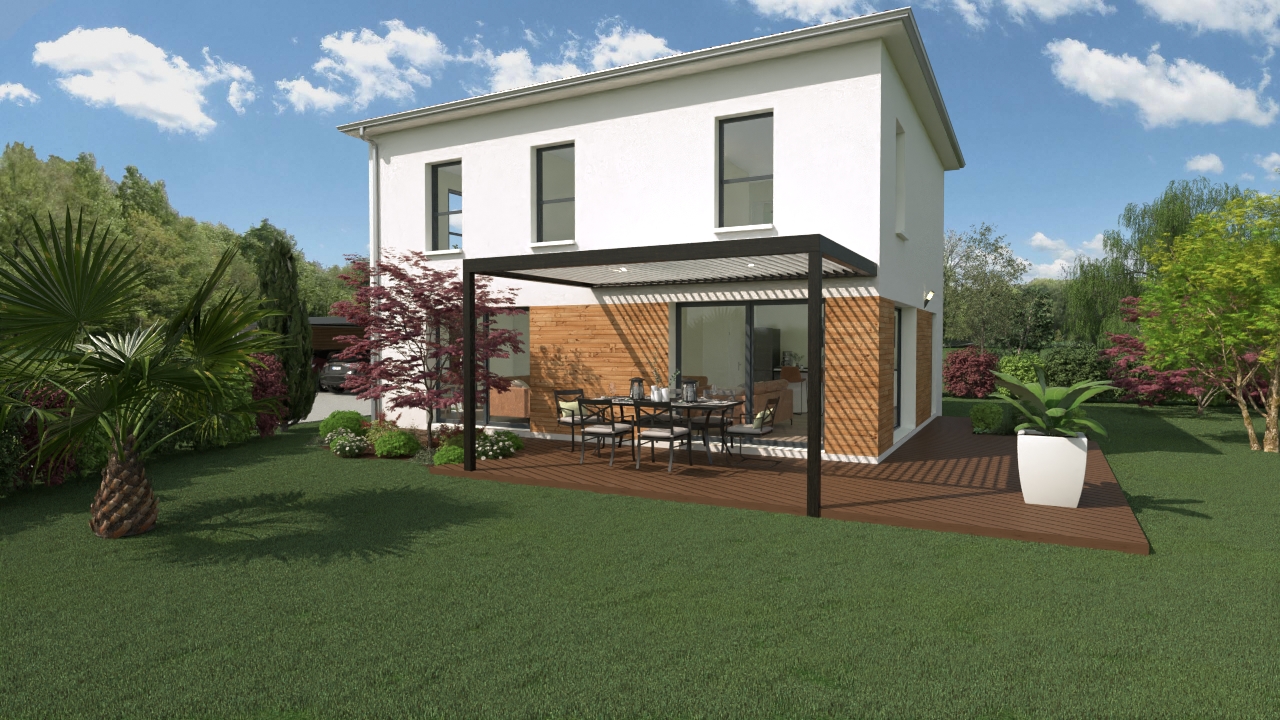 Construction maison ossature bois 125m² habitable - Cabriès 13480