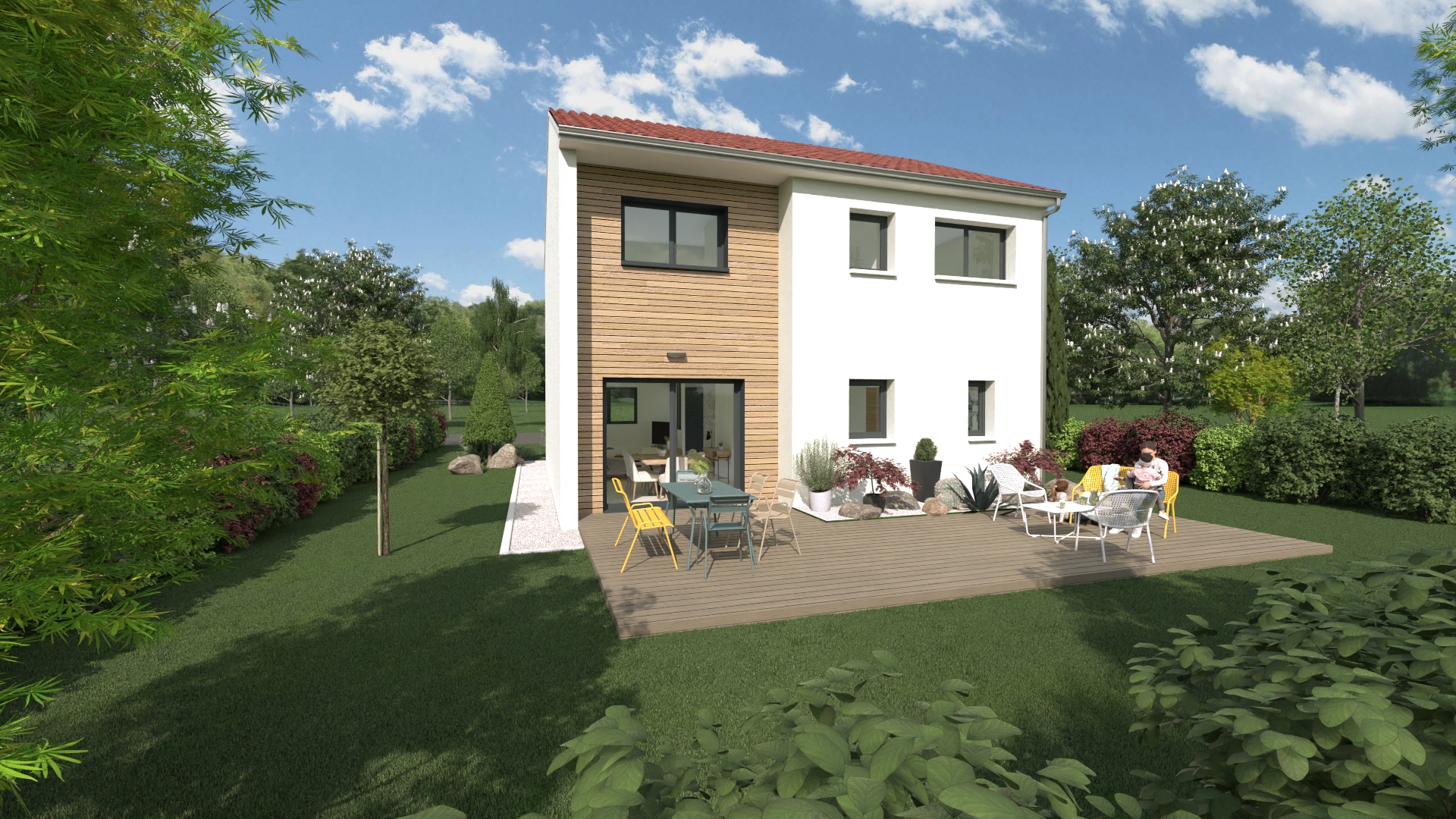 Terrain Montmerle 400m² + Maison 100m²