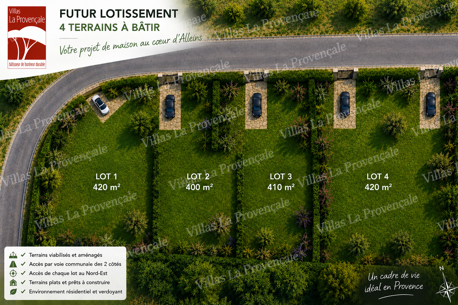 TERRAIN "viabilisé" prêt à construire
