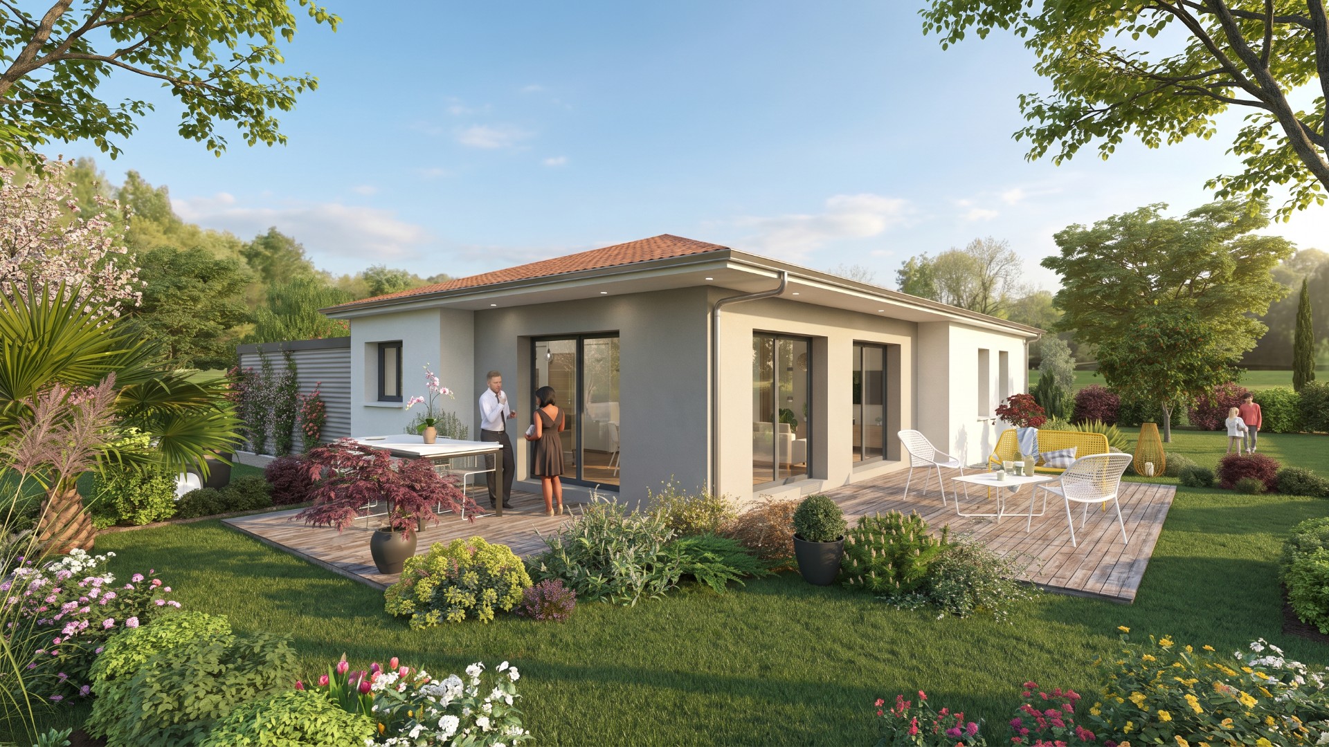Projet de construction : Maison 3 chambres de 89 m² sur terrain de 900 m² à Saint-Pierre-Lafeuille