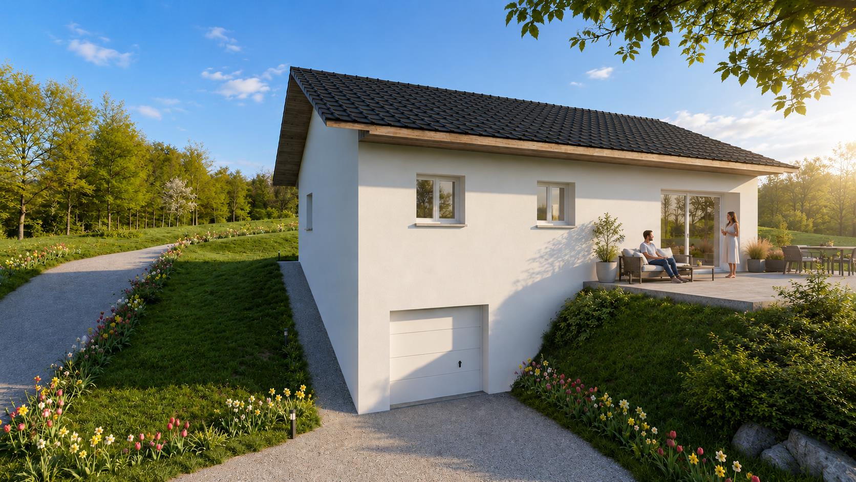 Maison confort et environnementale à Clarafond Arcine 74270
