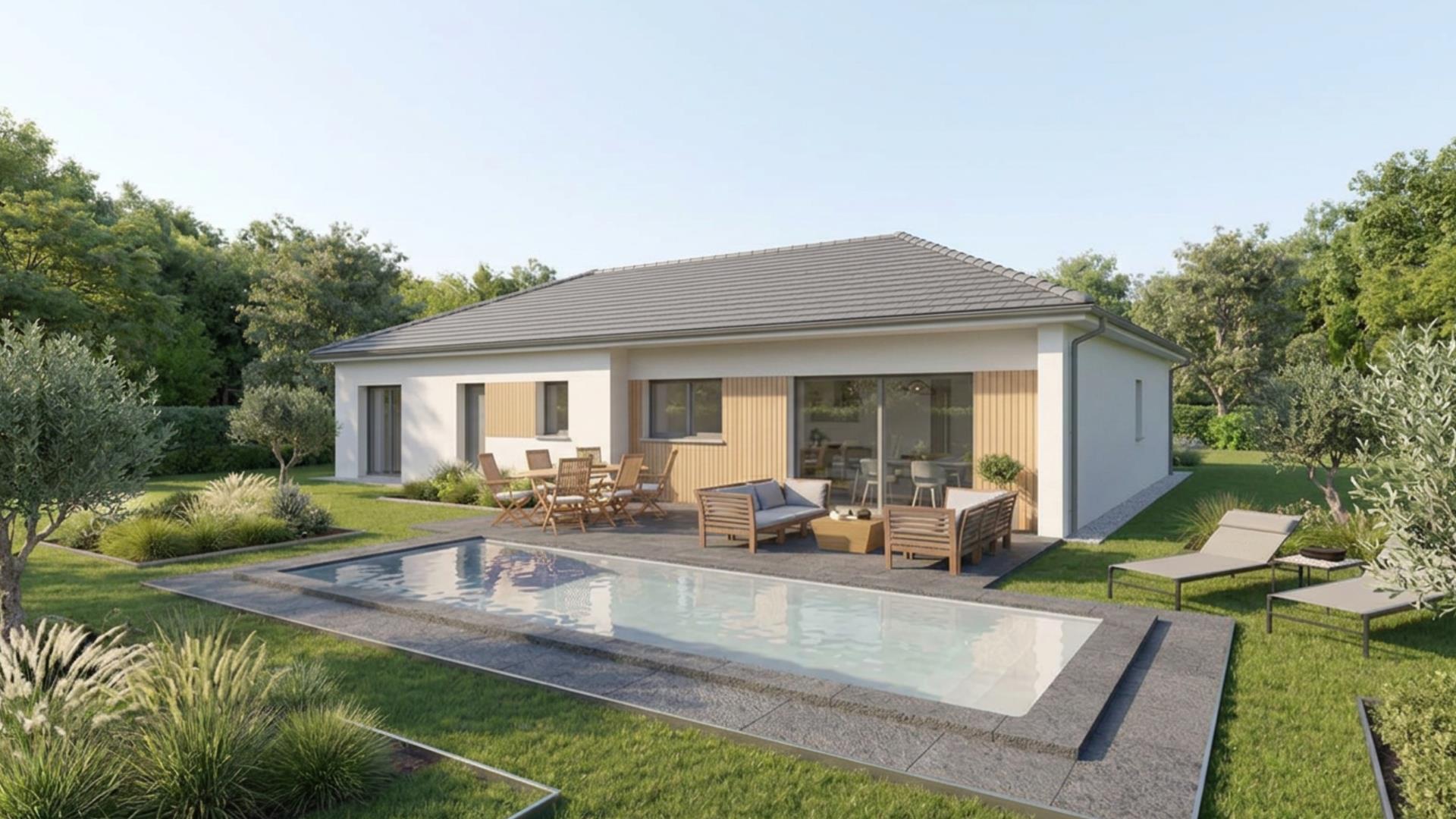 Superbe maison 3 chambres à construire à Rignac