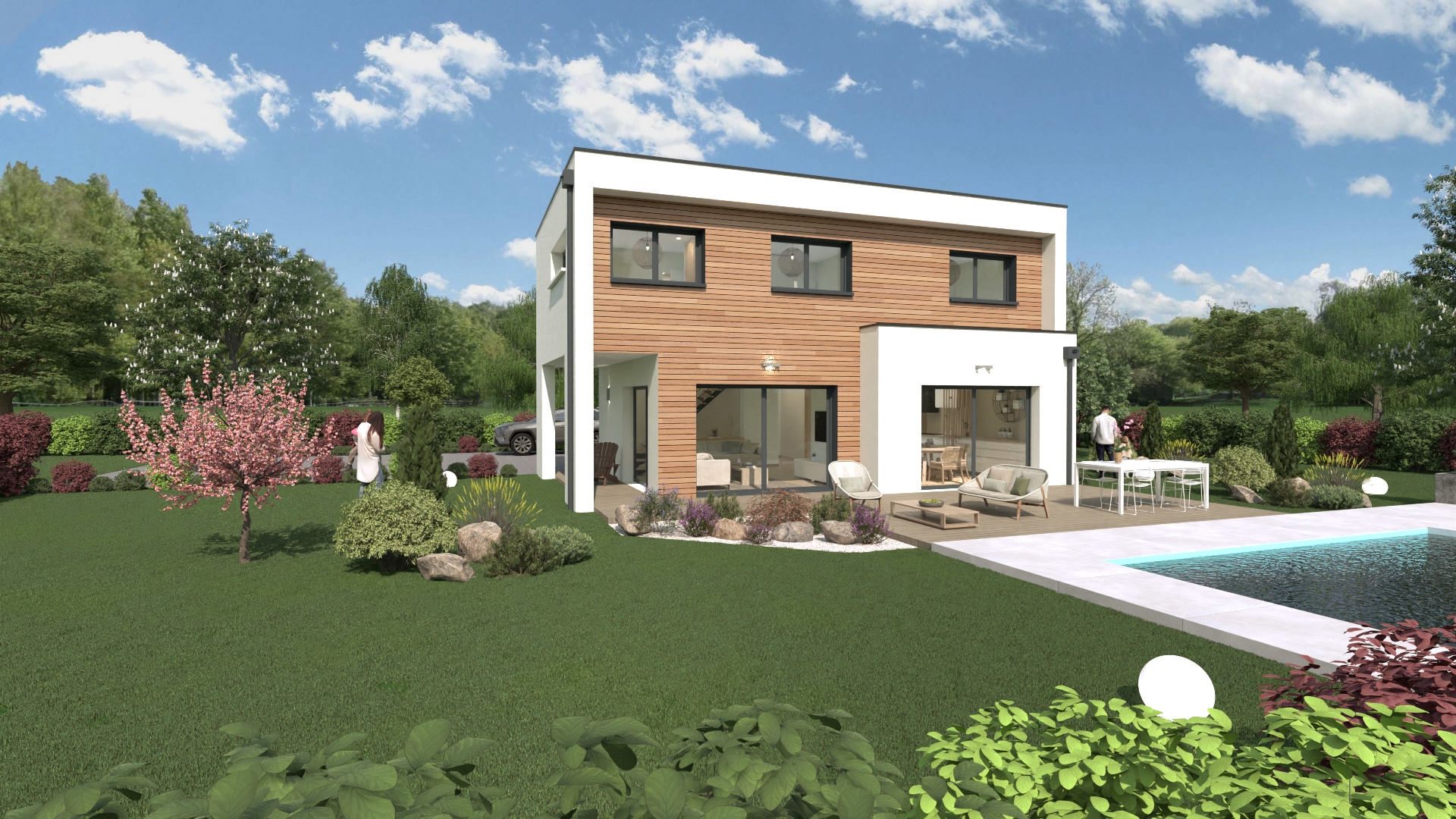 Maison neuve en ossature bois - 110m² habitables + garage - PELISSANNE