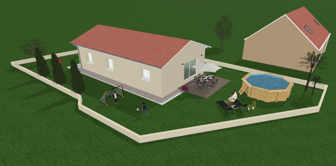 vente Terrain et Maison à construire Valencin (38) 2