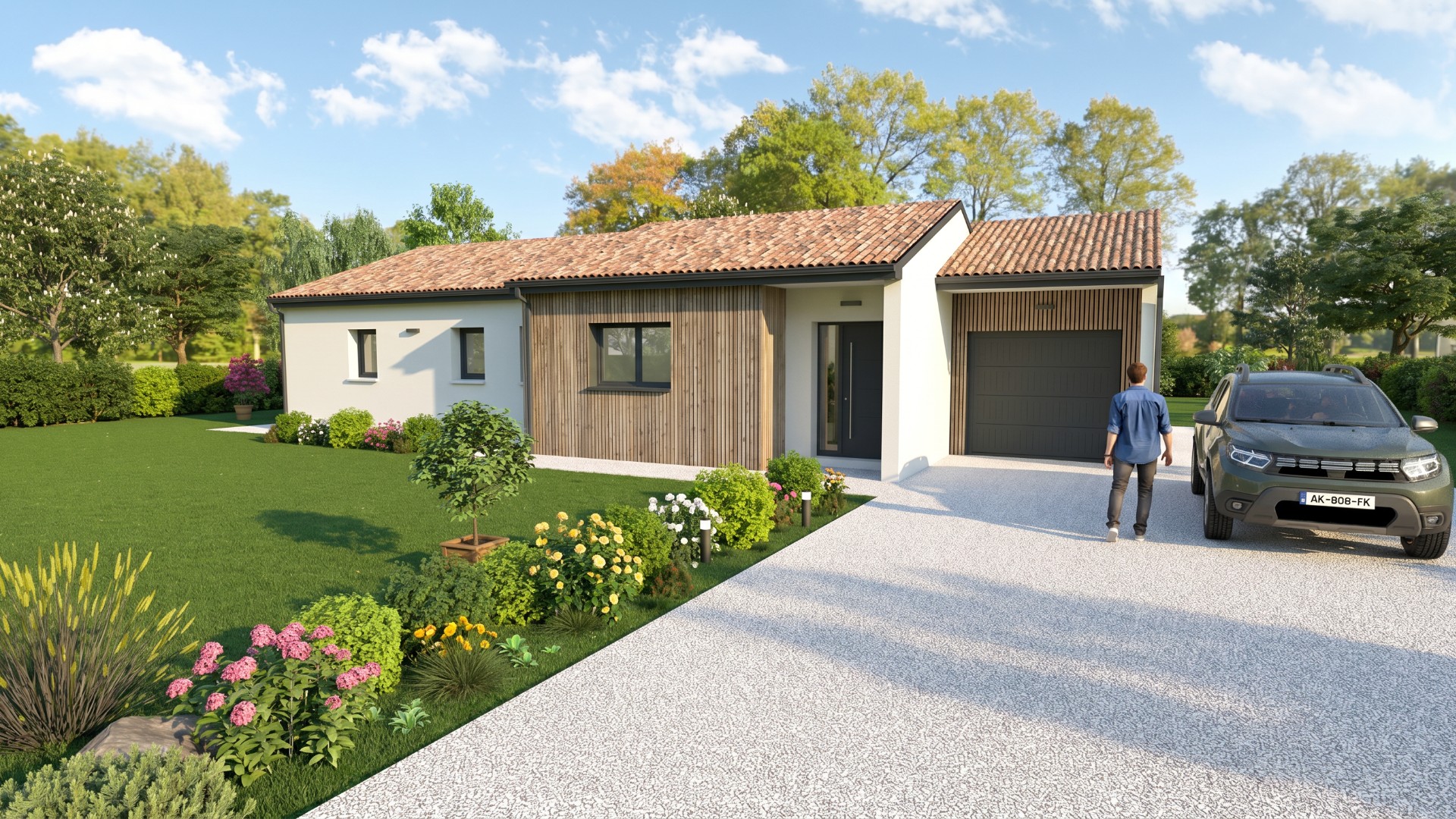 Luzech - Maison contemporaine de plain-pied - confort thermique