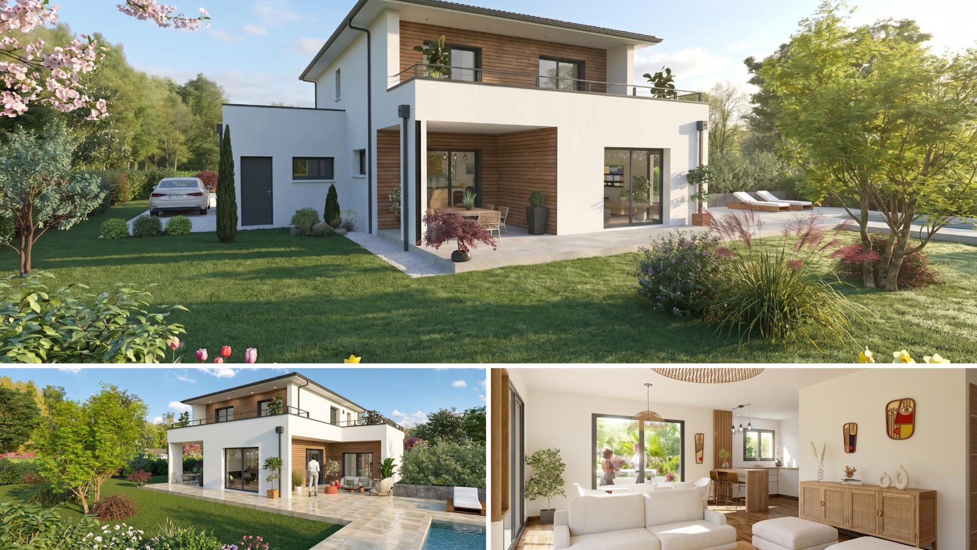Maison contemporaine de 148 m² tout confort sur un vaste terrain au Montat
