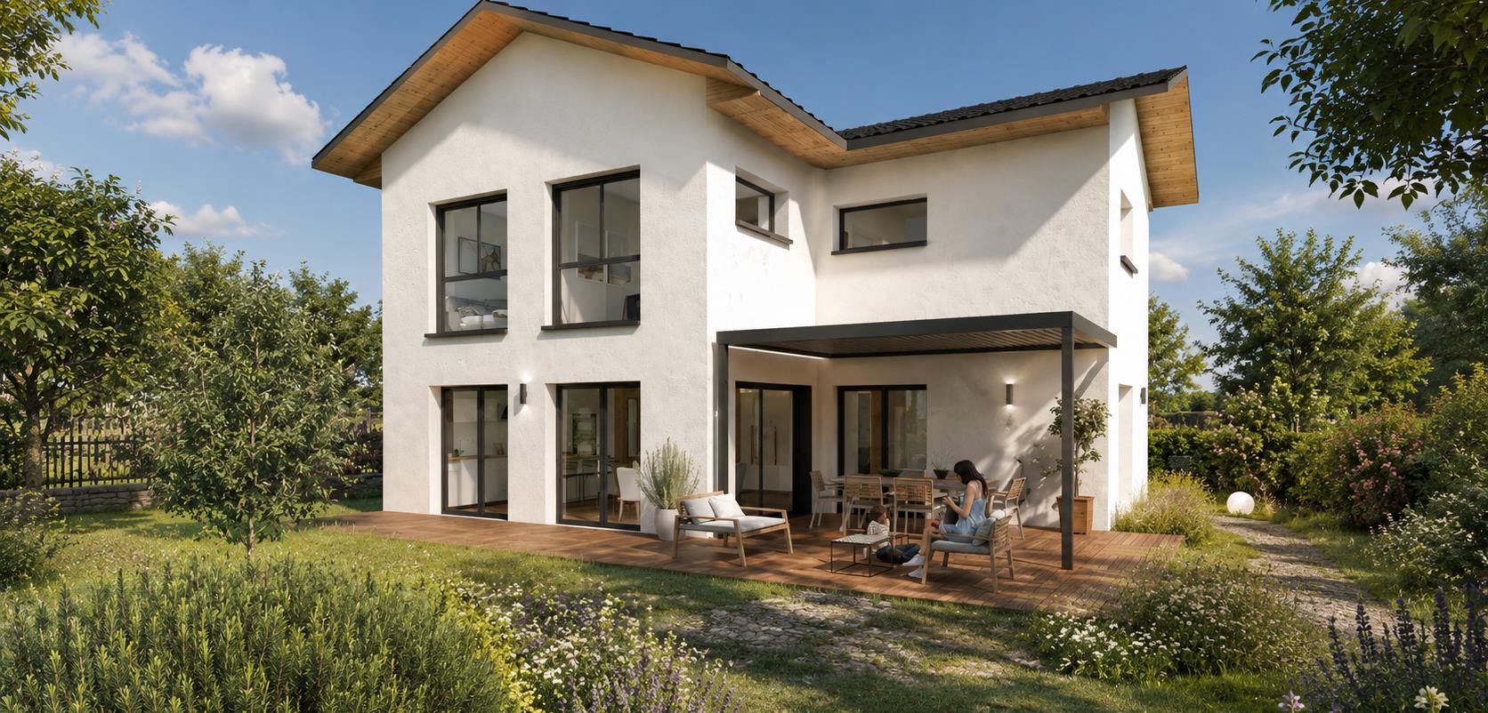 Projet maison ossature bois Saint Jean de Tholome 74250
