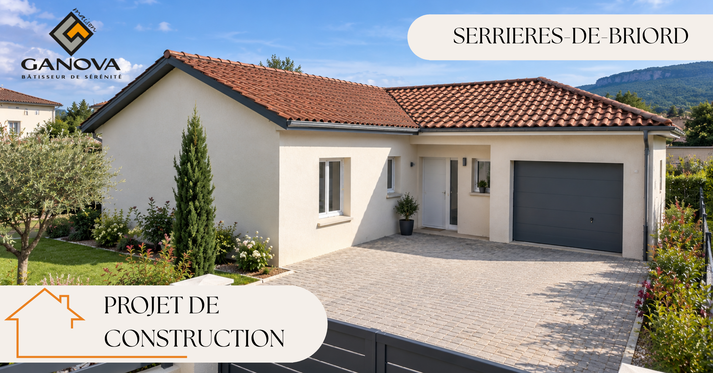 Maison 80m² — Serrières-de-Briord