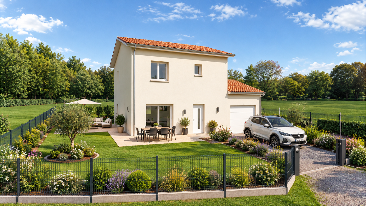 Maison 90m² — Neuville-sur-Ain