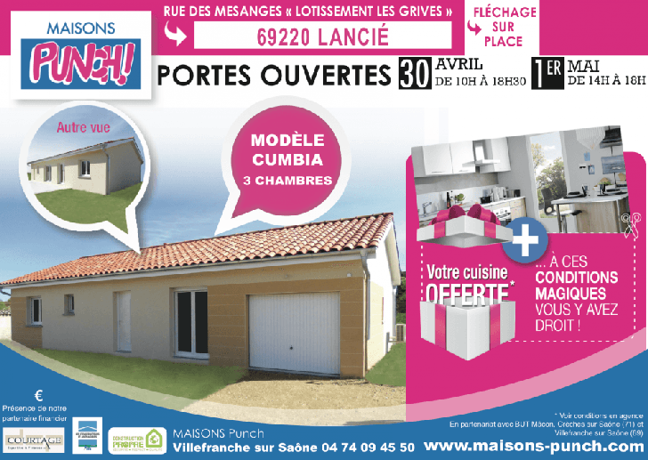 Maisons Punch ouvre ses portes à Lancié