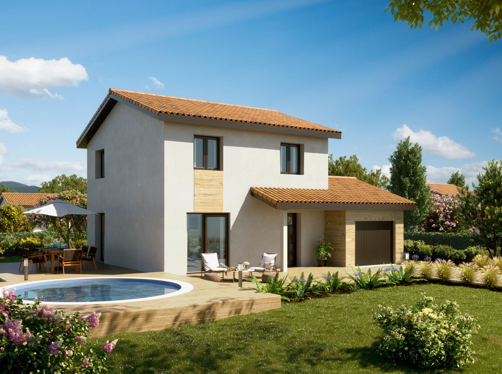 Très belle maison à construire en vente à Villars-les-Dombes (01330)
