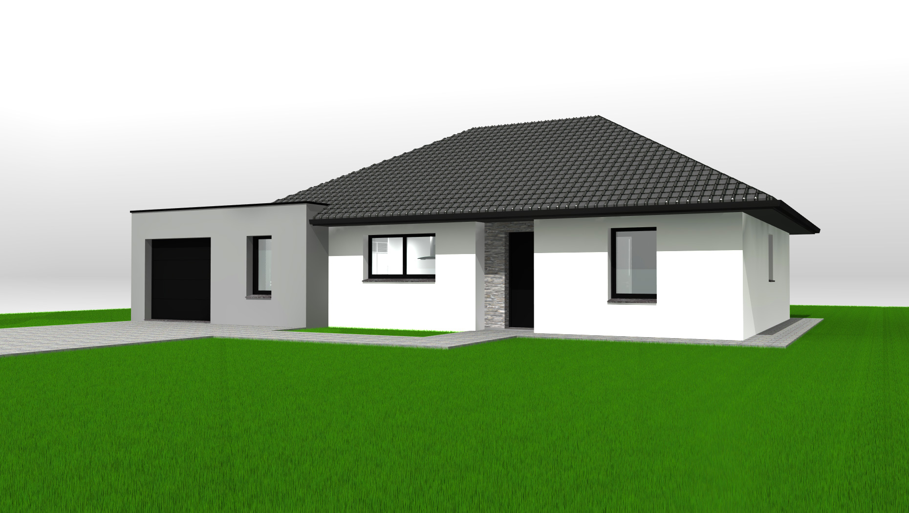 Terrain et maison à construire Landas 105m²
