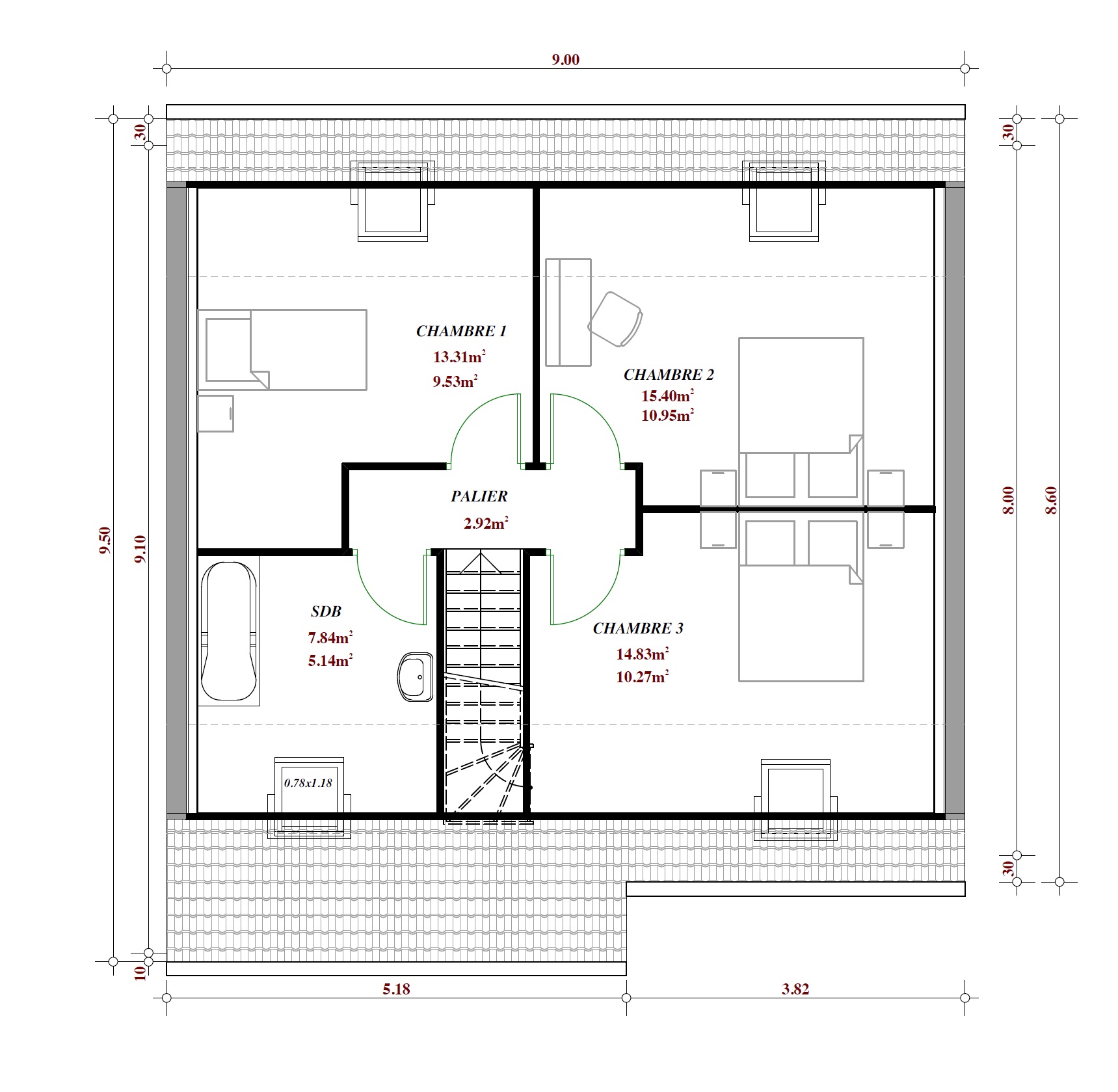 Terrain et maison à construire Houplin-Ancoisne 85m²