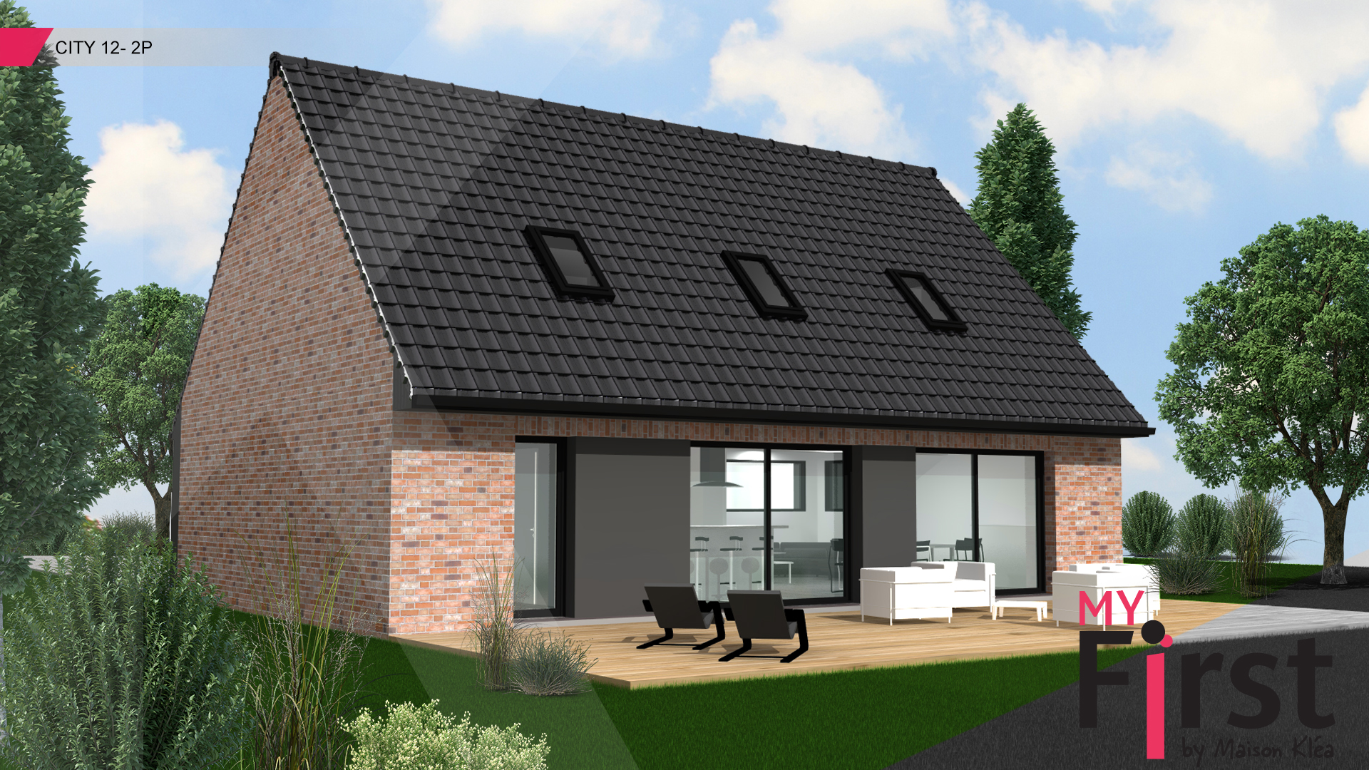 Terrain et maison à construire Acq 119m²