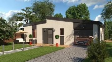 CAMELIA - Toiture monopente - Style Contemporain - Vue rue