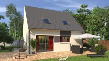 CORALIA - Toiture nord - Style Contemporain - Vue jardin