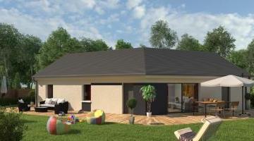 VITALIA - Toiture nord - Style contemporain - Vue jardin