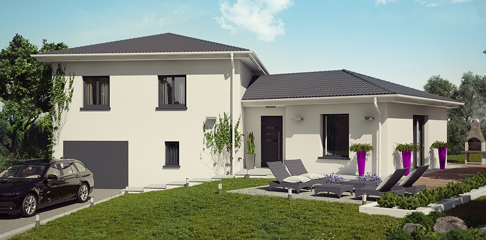 Jolie maison à construire disponible à Brussieu (69690)