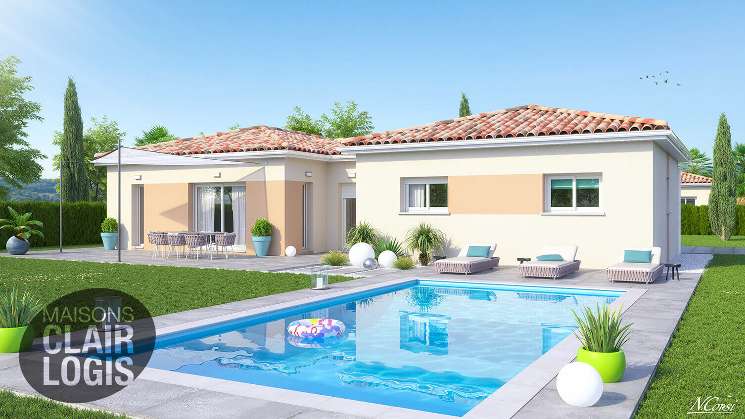 Jolie maison à vendre de 105m2 à Calvisson (30420)