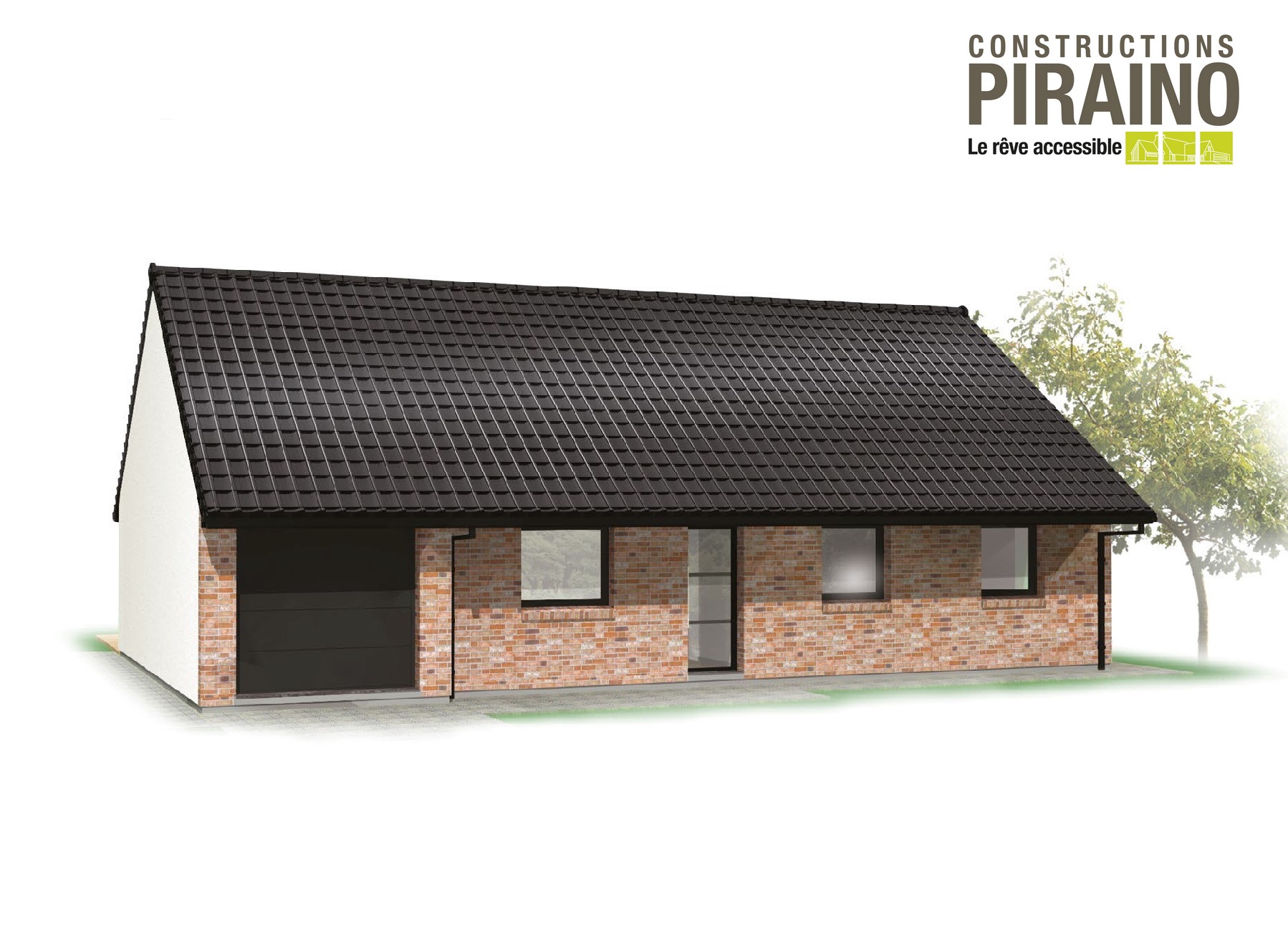 Terrain et maison à construire Moncheaux 99m²