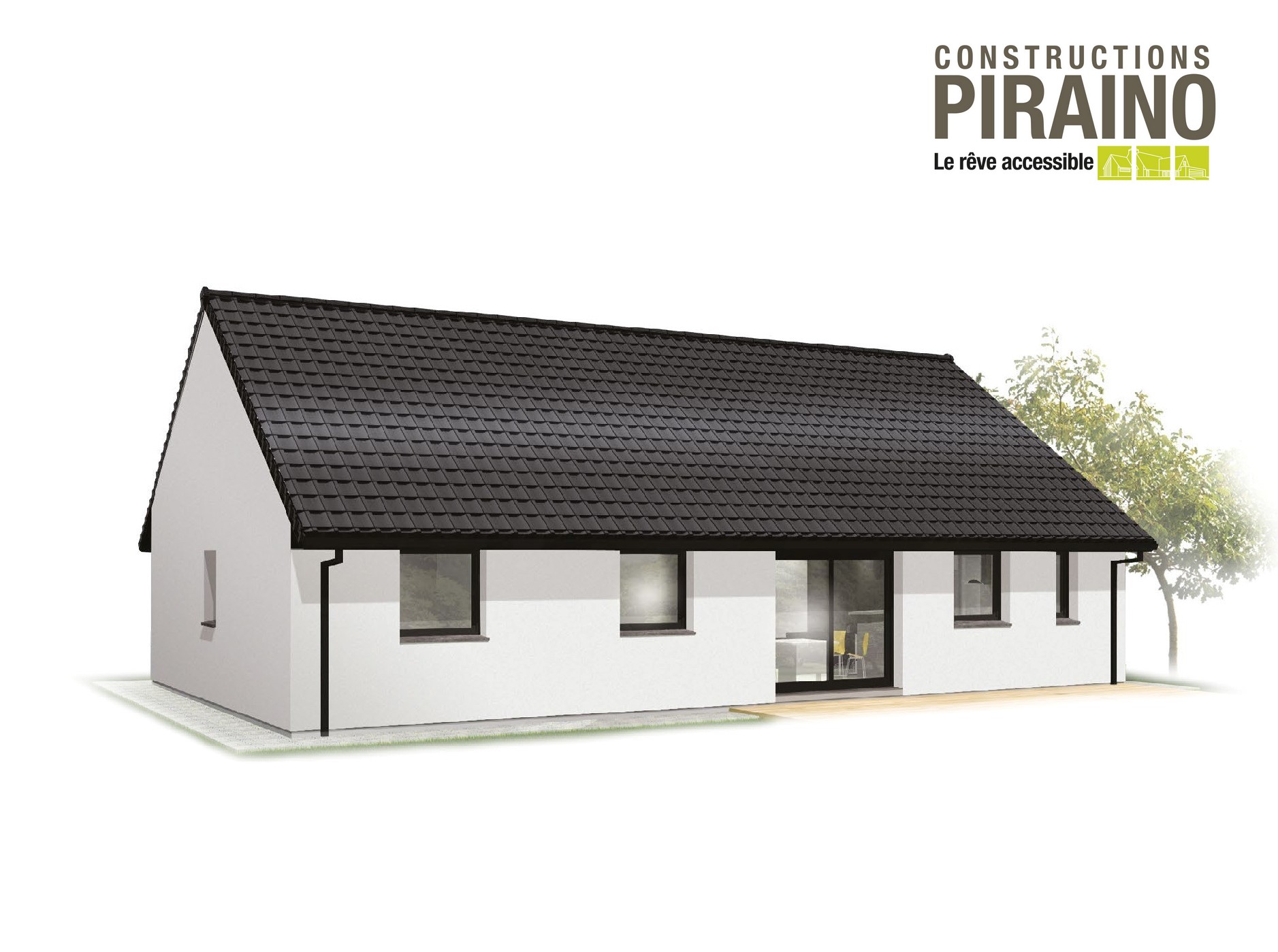 Terrain et maison à construire Moncheaux 99m²