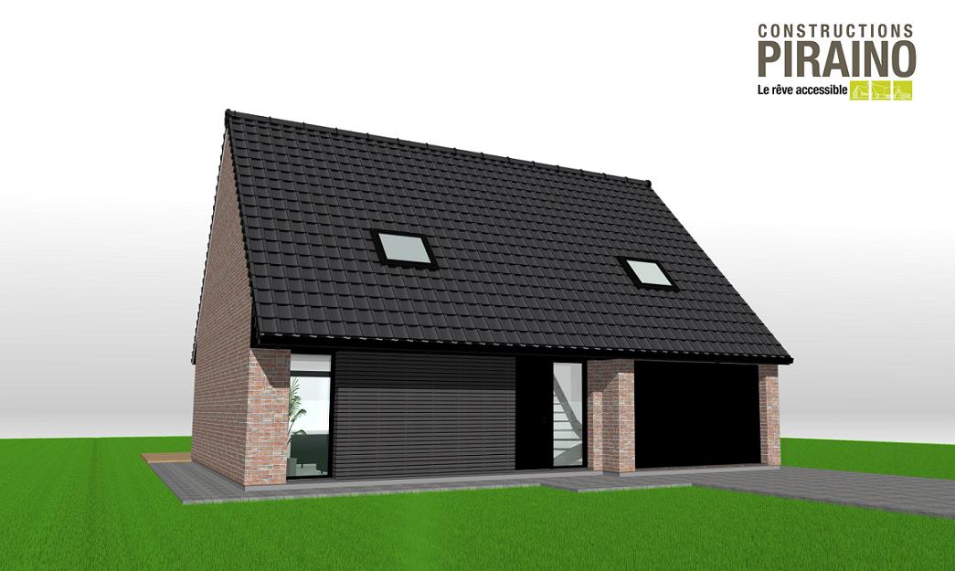 Terrain et maison à construire Moncheaux 121m²