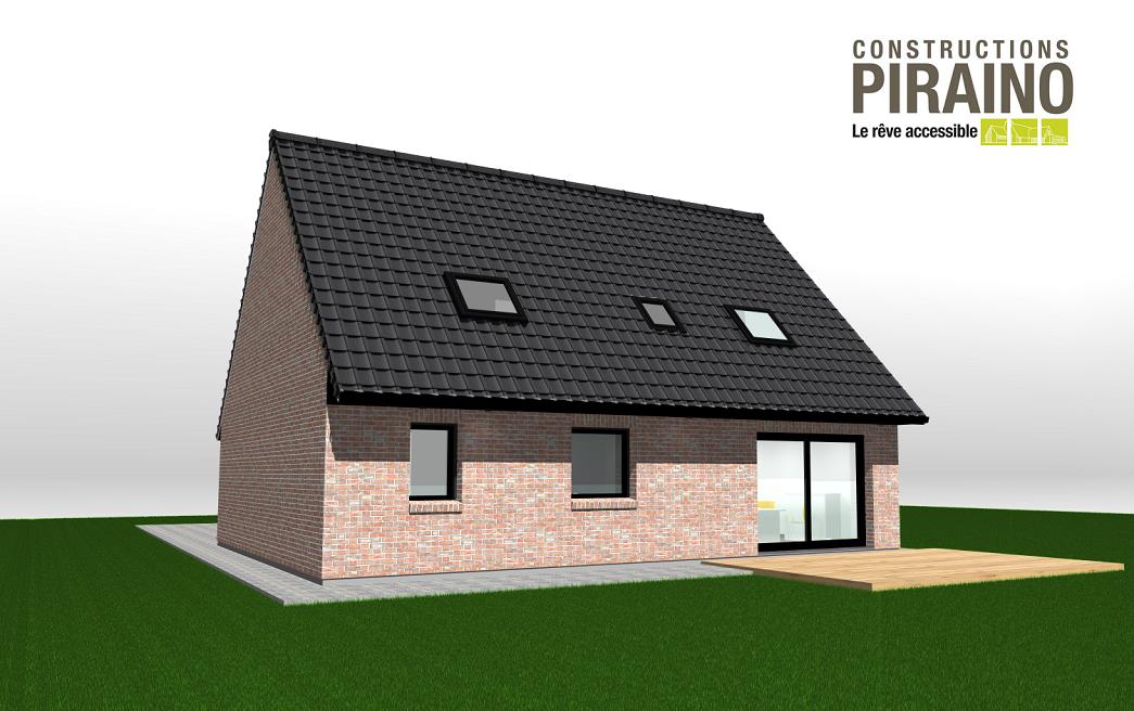Terrain et maison à construire Moncheaux 121m²