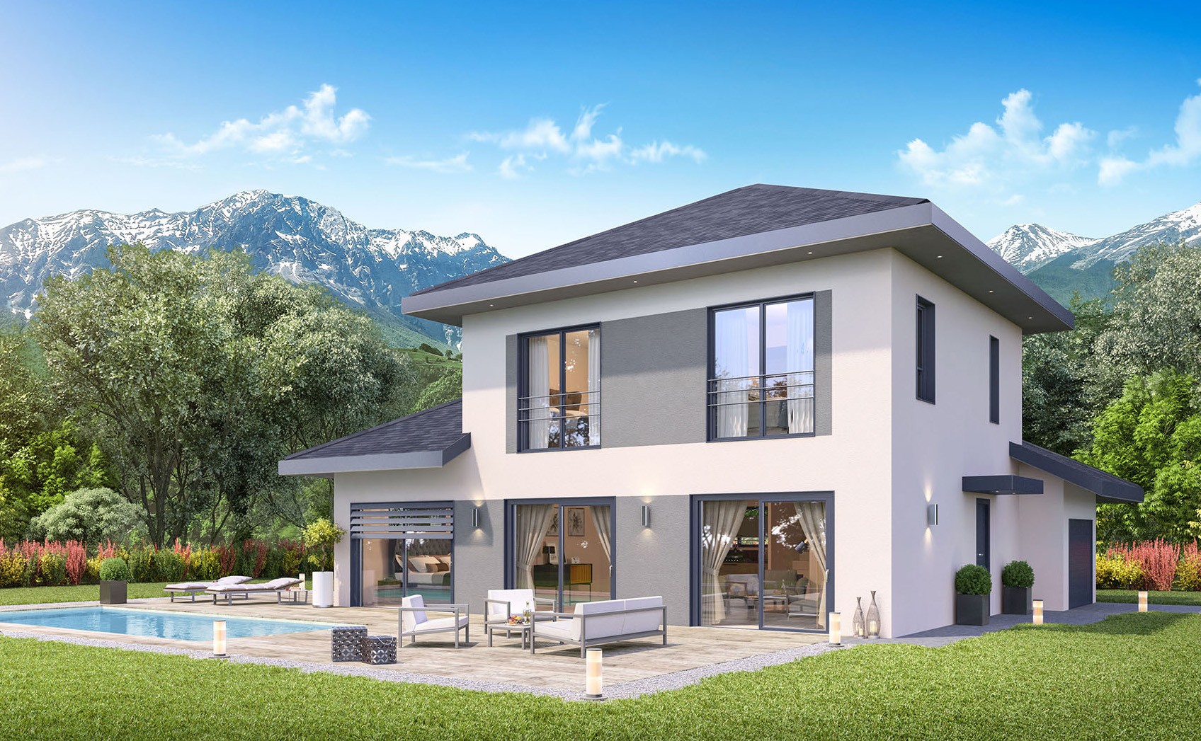 maison à construire de 120.61m2 à Prévessin-Moëns (01280)