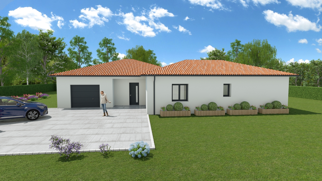 maison à construire de 109.1m2 disponible à Chaveyriat