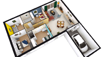 LILIA - 4 chambres avec garage