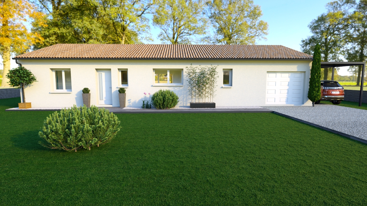 Maison et terrain constructible à Ginestet