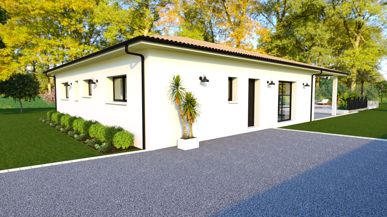 Maison et terrain constructible à Saugnacq-et-Muret