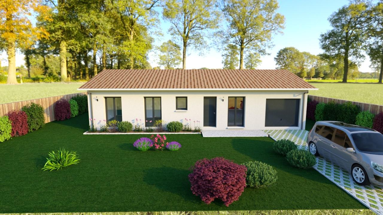 Maison et terrain constructible à Solférino