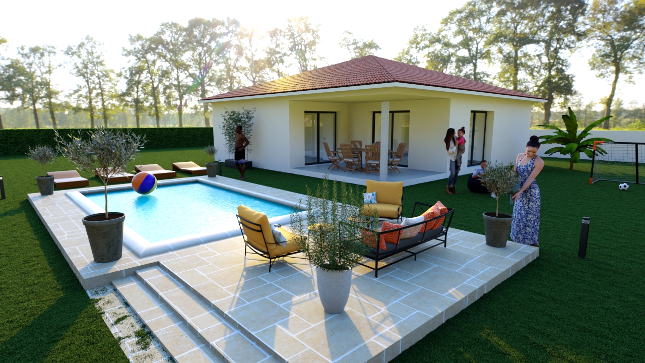 Maison et terrain constructible à Solférino