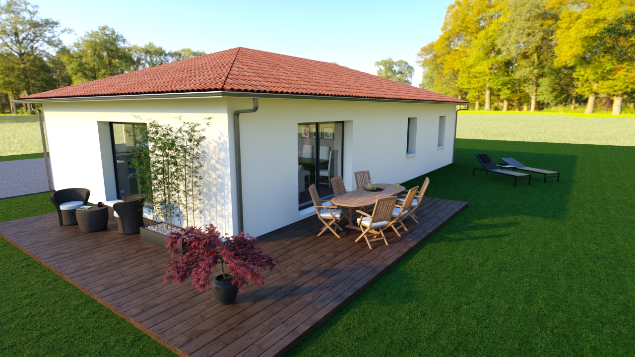 Maison et terrain constructible à Rion-des-Landes