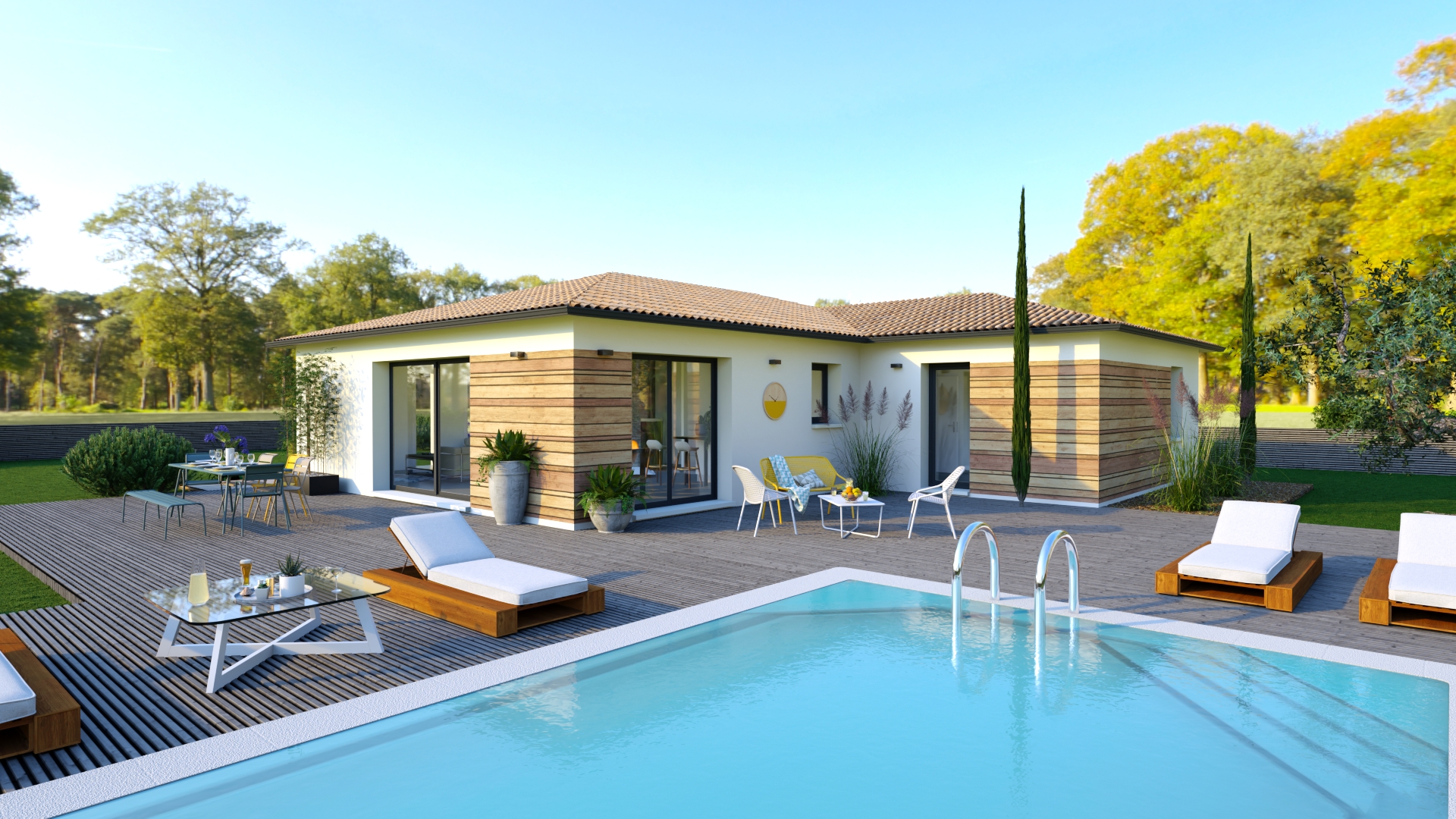 Maison et terrain constructible à Le Taillan-Médoc