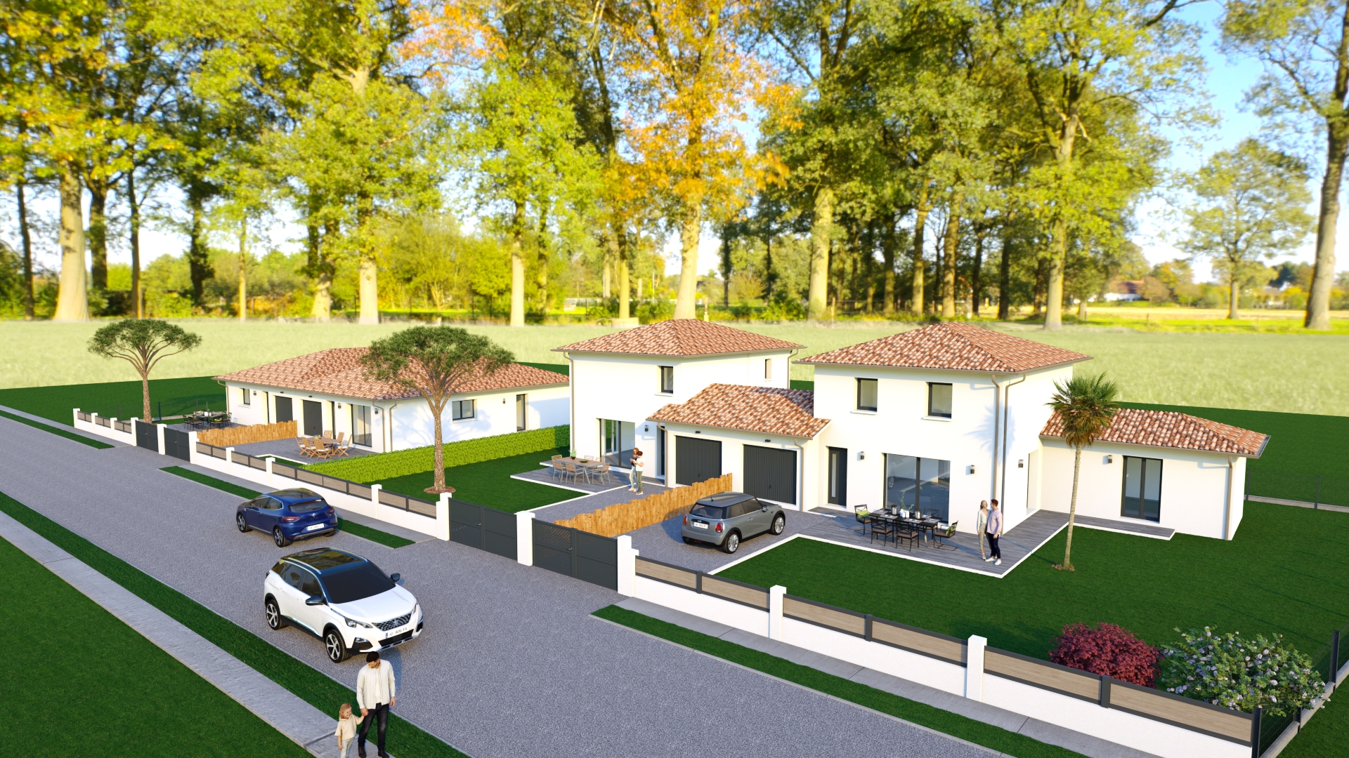 Maison et terrain constructible à Labatut