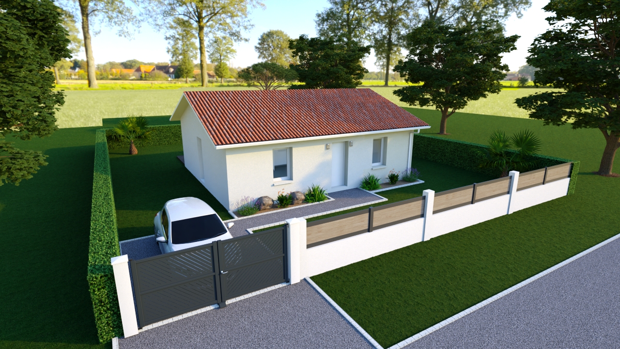 Maison et terrain constructible à Rion-des-Landes