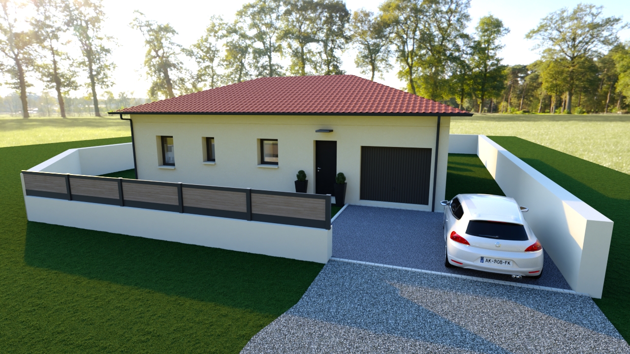 Maison et terrain constructible à Ychoux