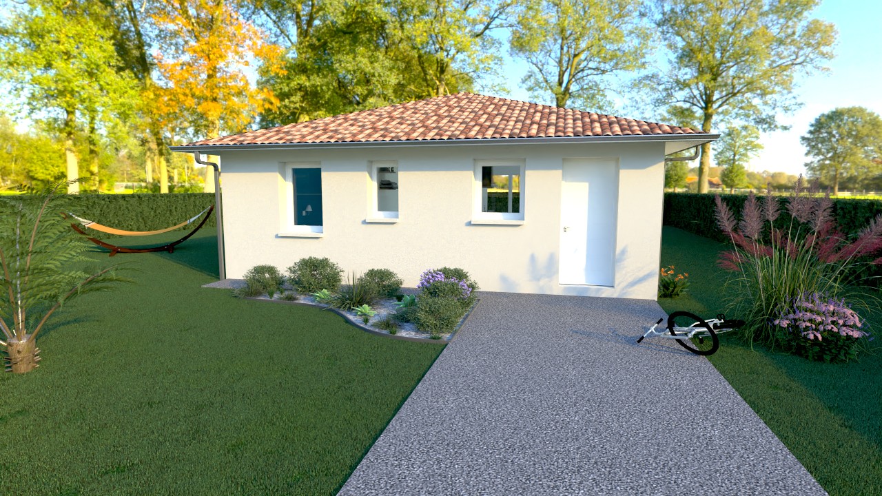 Maison et terrain constructible à Mimizan