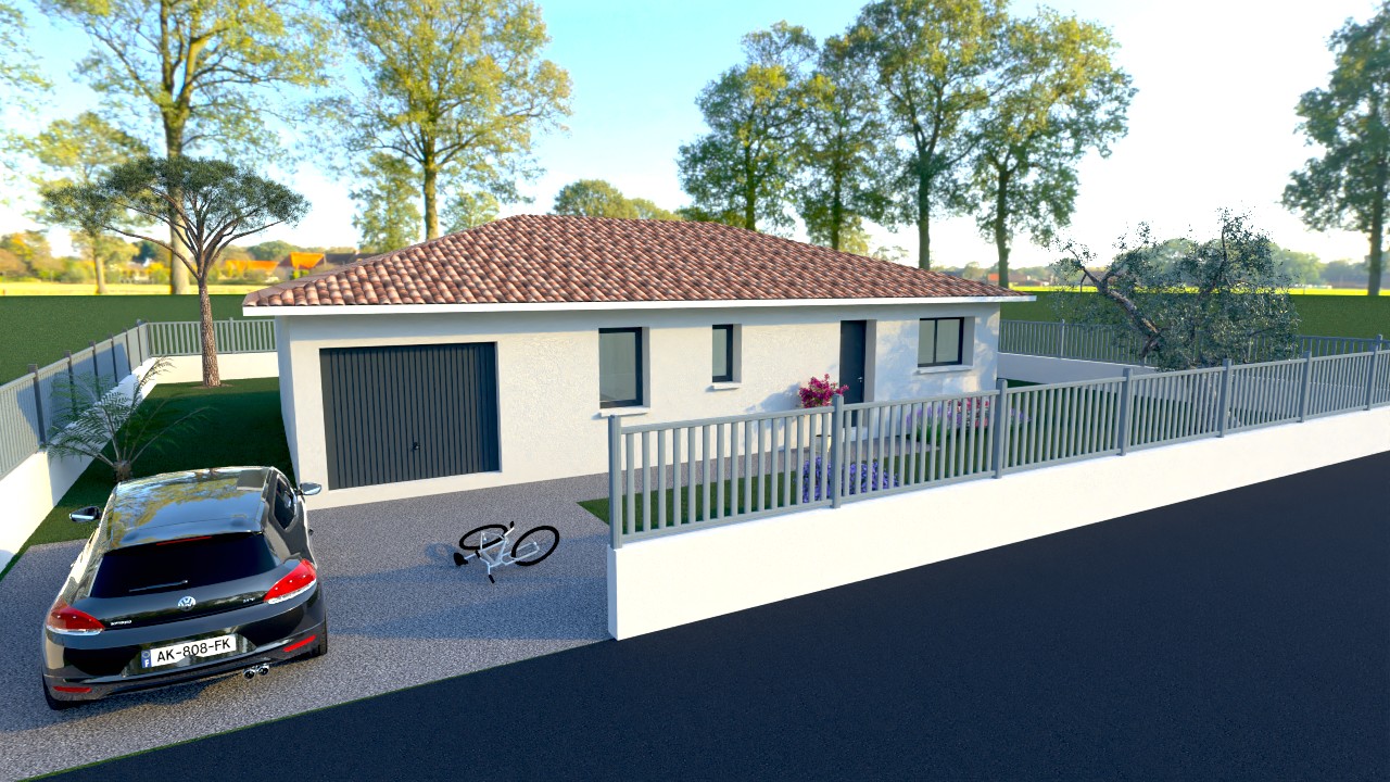 Maison et terrain constructible à Mimizan