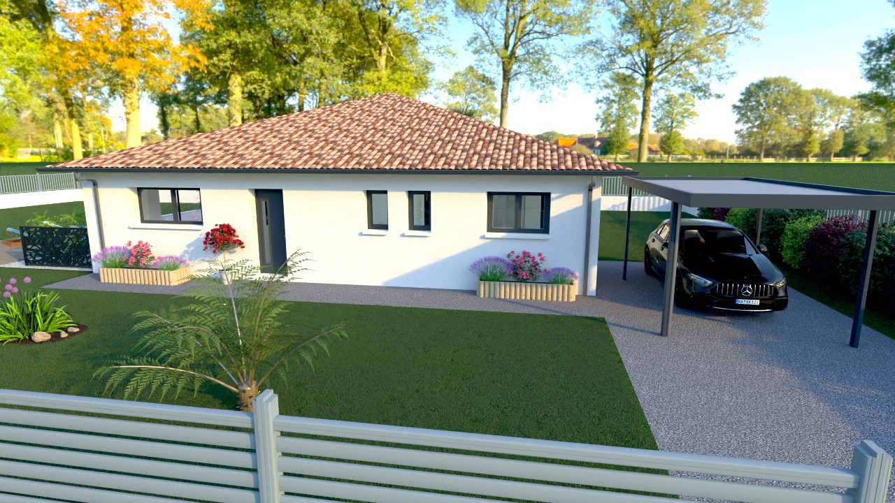 Maison et terrain constructible à Pissos