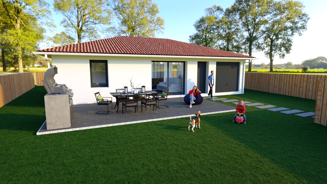 Maison et terrain constructible à Labouheyre