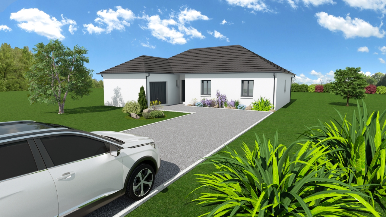 Maison et terrain constructible à Artiguelouve