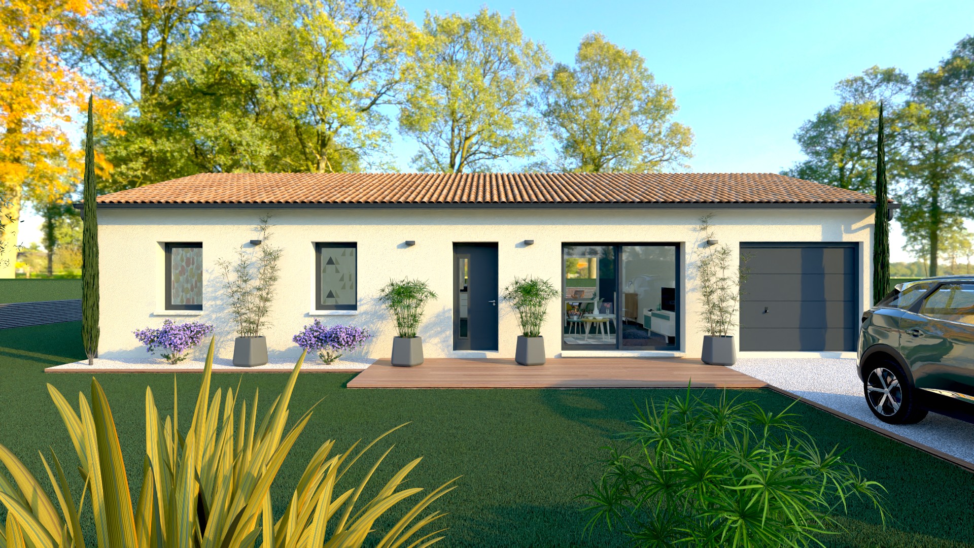 Maison et terrain constructible à Saint-Magne-de-Castillon