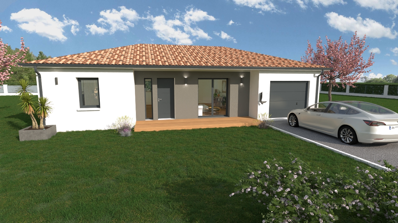 Maison et terrain constructible à Ribagnac