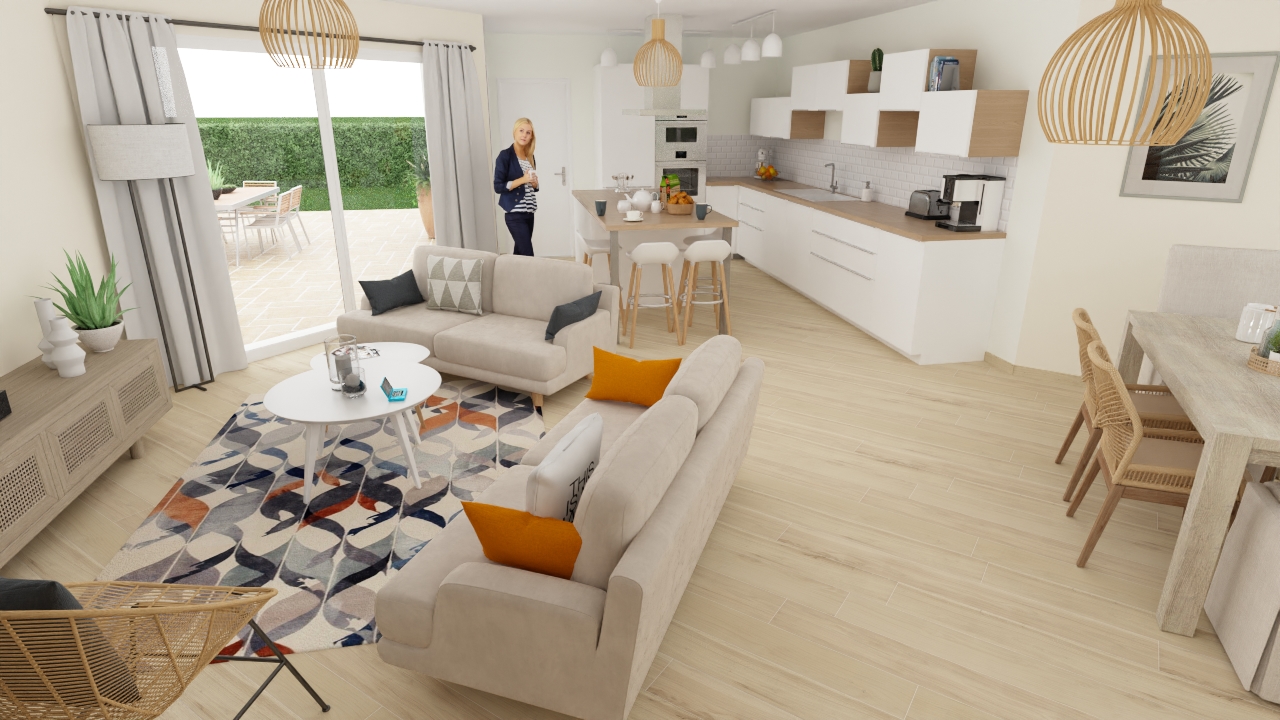 Maison et terrain constructible à Denguin